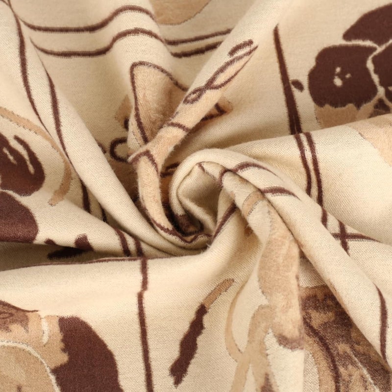 EXTREE Scarfs for Women Pashmina Silky Shawl Wrap for Evening Dressing Blanket Open Front Poncho Cape - Image 3